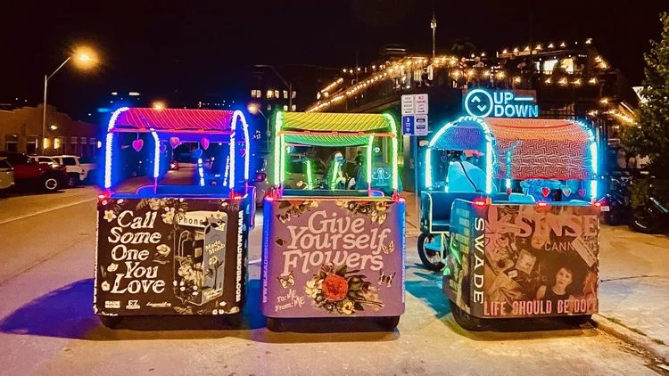 EZ pedicab out in Kansas City