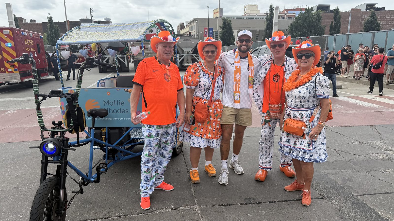 EZ Pedicabs out in the city
